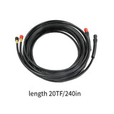 Maxbell 2Pcs Outboard Hoses Heavy Duty Spare Part for Outboard Steering Boat 20inch