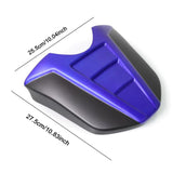Maxbell Rear Seat Cover Sturdy Motorcycle Accessories for FZ-10 MT 2016-2020 Blue Black