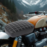 Maxbell Leather Pillion Pad Pillion Passenger Pad Seat for Harley Replace Parts Grid