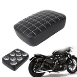 Maxbell Leather Pillion Pad Pillion Passenger Pad Seat for Harley Replace Parts Grid