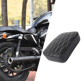 Maxbell Leather Pillion Pad Pillion Passenger Pad Seat for Harley Replace Parts Rhombic