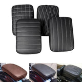 Maxbell Leather Pillion Pad Pillion Passenger Pad Seat for Harley Replace Parts Rhombic