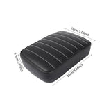 Maxbell Leather Pillion Pad Pillion Passenger Pad Seat for Harley Replace Parts Stripe