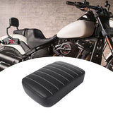 Maxbell Leather Pillion Pad Pillion Passenger Pad Seat for Harley Replace Parts Stripe