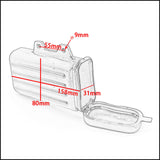 Maxbell Motorcycle Tool Box Black Tool Box Repair Holder for DR250 DR200 Djebel