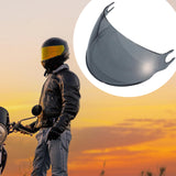 Maxbell Helmets Lens Visor Replaces Summer Sun Protection Motorcycle Wind Cover Lens Light Grey