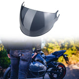 Maxbell Helmets Lens Visor Replaces Summer Sun Protection Motorcycle Wind Cover Lens Dark Grey