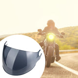 Maxbell Helmets Lens Visor Replaces Summer Sun Protection Motorcycle Wind Cover Lens Dark Grey