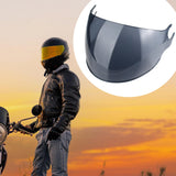Maxbell Helmets Lens Visor Replaces Summer Sun Protection Motorcycle Wind Cover Lens Dark Grey