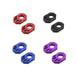 Maxbell 1 Pair Dirt Bike Rear Axle Blocks for Honda Crf300L 2021-2022 Motorbike Red