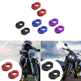 Maxbell 1 Pair Dirt Bike Rear Axle Blocks for Honda Crf300L 2021-2022 Motorbike Red