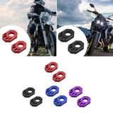 Maxbell 1 Pair Dirt Bike Rear Axle Blocks for Honda Crf300L 2021-2022 Motorbike Red