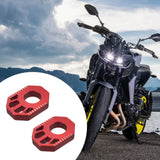Maxbell 1 Pair Dirt Bike Rear Axle Blocks for Honda Crf300L 2021-2022 Motorbike Red