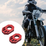 Maxbell 1 Pair Dirt Bike Rear Axle Blocks for Honda Crf300L 2021-2022 Motorbike Red