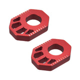 Maxbell 1 Pair Dirt Bike Rear Axle Blocks for Honda Crf300L 2021-2022 Motorbike Red