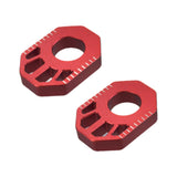 Maxbell 1 Pair Dirt Bike Rear Axle Blocks for Honda Crf300L 2021-2022 Motorbike Red