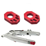 Maxbell 1 Pair Dirt Bike Rear Axle Blocks for Honda Crf300L 2021-2022 Motorbike Red