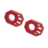 Maxbell 1 Pair Dirt Bike Rear Axle Blocks for Honda Crf300L 2021-2022 Motorbike Red