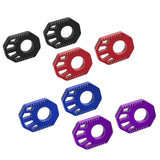 Maxbell 1 Pair Dirt Bike Rear Axle Blocks for Honda Crf300L 2021-2022 Motorbike Red