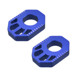 Maxbell 1 Pair Dirt Bike Rear Axle Blocks for Honda Crf300L 2021-2022 Motorbike Blue