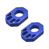 Maxbell 1 Pair Dirt Bike Rear Axle Blocks for Honda Crf300L 2021-2022 Motorbike Blue