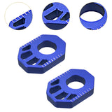 Maxbell 1 Pair Dirt Bike Rear Axle Blocks for Honda Crf300L 2021-2022 Motorbike Blue