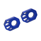 Maxbell 1 Pair Dirt Bike Rear Axle Blocks for Honda Crf300L 2021-2022 Motorbike Blue
