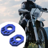 Maxbell 1 Pair Dirt Bike Rear Axle Blocks for Honda Crf300L 2021-2022 Motorbike Blue