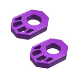 Maxbell 1 Pair Dirt Bike Rear Axle Blocks for Honda Crf300L 2021-2022 Motorbike Violet