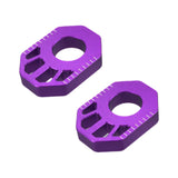 Maxbell 1 Pair Dirt Bike Rear Axle Blocks for Honda Crf300L 2021-2022 Motorbike Violet