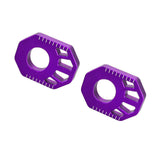 Maxbell 1 Pair Dirt Bike Rear Axle Blocks for Honda Crf300L 2021-2022 Motorbike Violet
