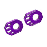 Maxbell 1 Pair Dirt Bike Rear Axle Blocks for Honda Crf300L 2021-2022 Motorbike Violet