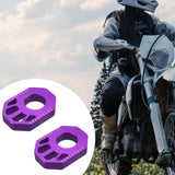 Maxbell 1 Pair Dirt Bike Rear Axle Blocks for Honda Crf300L 2021-2022 Motorbike Violet