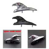 Maxbell Motorcycle Front Fender Ornament Mudguard Decorative Craft Eagle Head Statue Silver