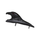 Maxbell Motorcycle Front Fender Ornament Mudguard Decorative Craft Eagle Head Statue Black