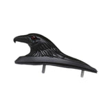 Maxbell Motorcycle Front Fender Ornament Mudguard Decorative Craft Eagle Head Statue Black