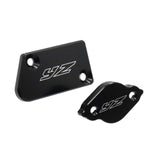 Maxbell Front Rear Brake Fluid Reservoir Cover Sturdy for Yamaha Yzf250/426/450 Black