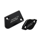 Maxbell Front Rear Brake Fluid Reservoir Cover Sturdy for Yamaha Yzf250/426/450 Black