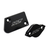 Maxbell Front Rear Brake Fluid Reservoir Cover Sturdy for Yamaha Yzf250/426/450 Black