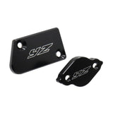 Maxbell Front Rear Brake Fluid Reservoir Cover Sturdy for Yamaha Yzf250/426/450 Black