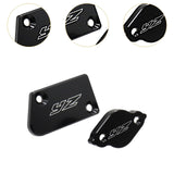 Maxbell Front Rear Brake Fluid Reservoir Cover Sturdy for Yamaha Yzf250/426/450 Black