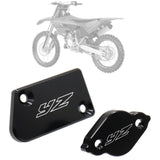 Maxbell Front Rear Brake Fluid Reservoir Cover Sturdy for Yamaha Yzf250/426/450 Black