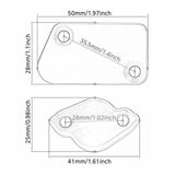 Maxbell Front Rear Brake Fluid Reservoir Cover Sturdy for Yamaha Yzf250/426/450 Black