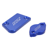 Maxbell Front Rear Brake Fluid Reservoir Cover Sturdy for Yamaha Yzf250/426/450 Blue