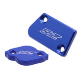Maxbell Front Rear Brake Fluid Reservoir Cover Sturdy for Yamaha Yzf250/426/450 Blue