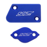 Maxbell Front Rear Brake Fluid Reservoir Cover Sturdy for Yamaha Yzf250/426/450 Blue