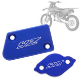 Maxbell Front Rear Brake Fluid Reservoir Cover Sturdy for Yamaha Yzf250/426/450 Blue