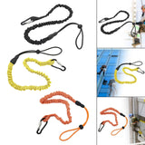 Maxbell Retractable Tool Lanyard Safe Tool Leash for Indoor Construction Hiking Black