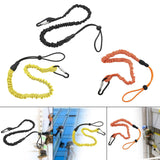 Maxbell Retractable Tool Lanyard Safe Tool Leash for Indoor Construction Hiking Black