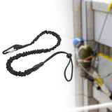 Maxbell Retractable Tool Lanyard Safe Tool Leash for Indoor Construction Hiking Black